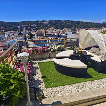 Lägenhet Luna With Jacuzzi, 5mins Walking To The Beach, Sea And Castle View Big Terrace *