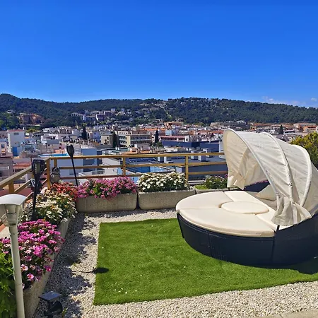 Luna With Jacuzzi, 5mins Walking To The Beach, Sea And Castle View Big Terrace Tossa de Mar