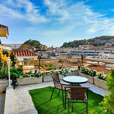 Luna With Jacuzzi, 5mins Walking To The Beach, Sea And Castle View Big Terrace Apartment Tossa de Mar