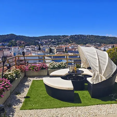 Appartement Luna With Jacuzzi, 5mins Walking To The Beach, Sea And Castle View Big Terrace