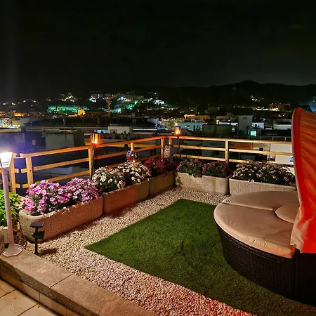 公寓 Luna With Jacuzzi, 5mins Walking To The Beach, Sea And Castle View Big Terrace