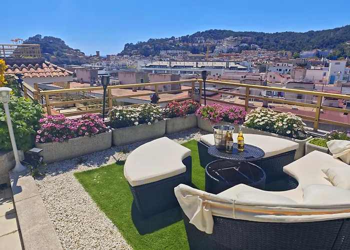 Appartement Luna With Jacuzzi, 5mins Walking To The Beach, Sea And Castle View Big Terrace Tossa de Mar